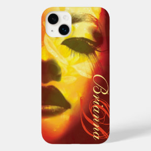 Coque Pour iPhone 14 Plus Glamour peint or mode