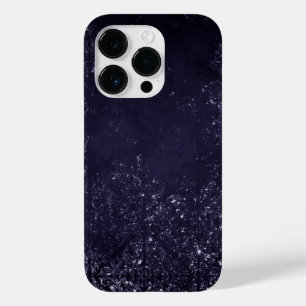 Coque Case-Mate iPhone Glimmery Indigo Grunge   Midnight Purple Damask