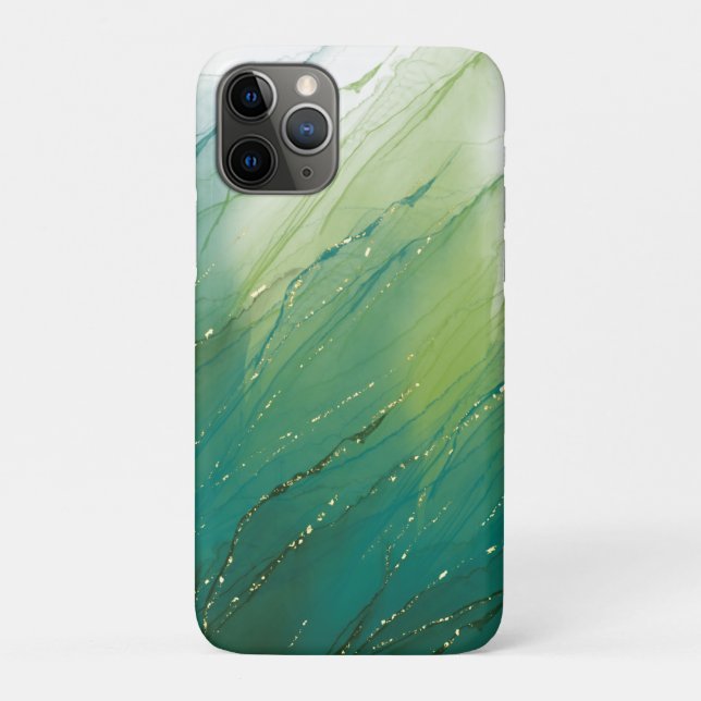 Coques Case-Mate iPhone Glitterie Conception de tondeuse à encre d'alcool (Dos)