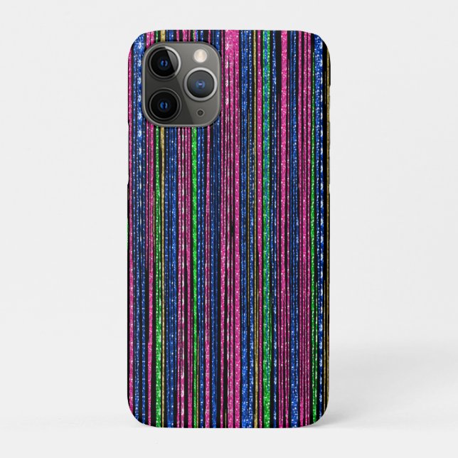 Coques Case-Mate iPhone Glitz et Glam Sparkly Stripes (Dos)