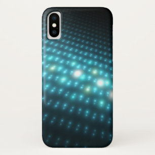 Coque iPhone X Globes bleus 3D