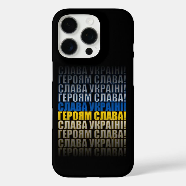Coques Case-Mate iPhone Gloire à l'Ukraine, gloire aux héros (Verso)