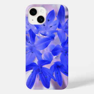 Coques Pour iPhone Gloire de la neige scintillante bleu