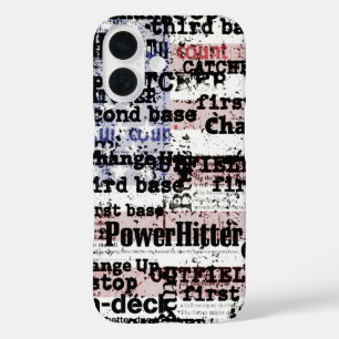 Coque Pour iPhone 16 Gloire du baseball Mots du drapeau américain gru