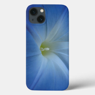 iPhone 13 Case Gloire du Matin Bleu Céleste en Gros Plan
