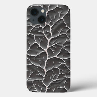 Case-Mate iPhone Case Glossy Dark Gray iPhone Case Branch Texture
