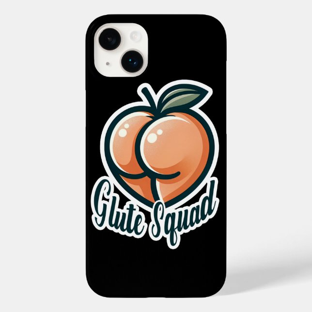 Coques Case-Mate iPhone Glute Squad Peach Butt Glutes Fitness (Verso)