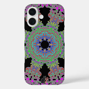 Coque Pour iPhone 16 Glyphe du spectre d'incandescence