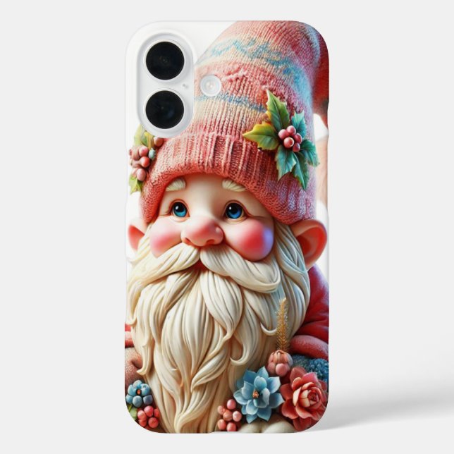 Coques Case-Mate iPhone Gnome en fleurs  (Verso)