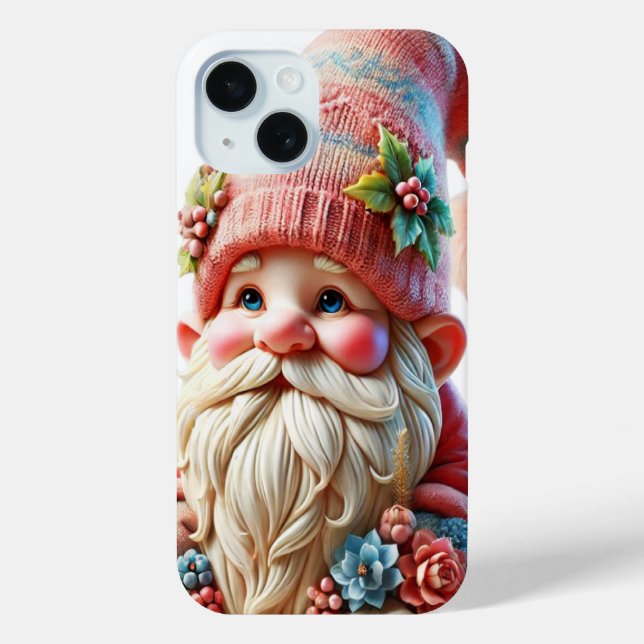 Coques Case-Mate iPhone Gnome en fleurs  (Verso)