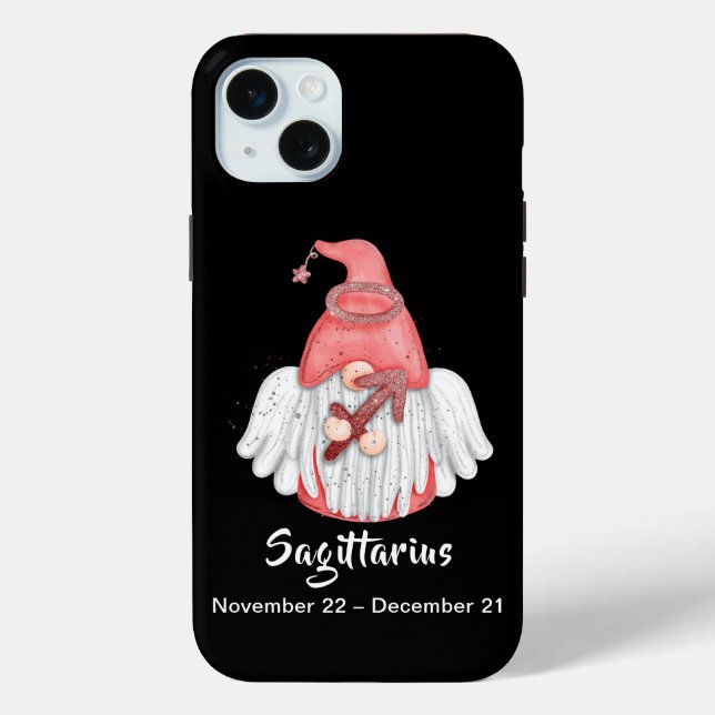 Coques Case-Mate iPhone Gnome Sagittarius Astrologie Signal Angel (Verso)