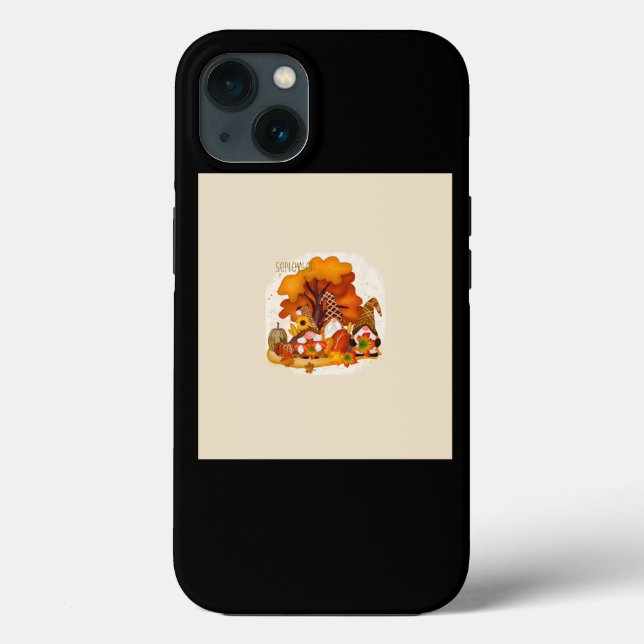 Coques Case-Mate iPhone Gnome Thanksgiving Gnome Halloween 2022 (Verso)