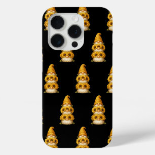 Coque Case-Mate iPhone Gnome Tournesol Sourires Cachés Sous le Doré