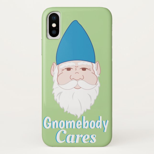 Coques Case-Mate iPhone Gnomebody s'inquiète le gnome drôle de jardin (Dos)