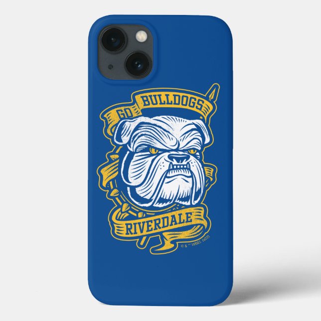 Coques Case-Mate iPhone Go Bulldogs - Riverdale Mascot Banner (Verso)