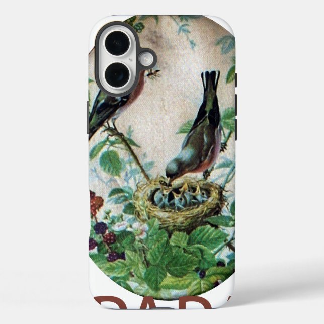 Coques Case-Mate iPhone Go Papa Birds Art Print (Verso)