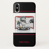 Goalie de hockey sur glace Nom personnalisé | Spor