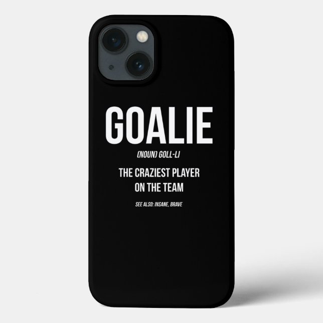 Coques Case-Mate iPhone Goalie Gear Goalkeeper Definition Funny Soccer Hoc (Verso)