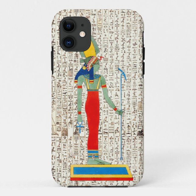Coques Case-Mate iPhone Goddes égyptiens anciens Hiéroglyphes Design (Dos)