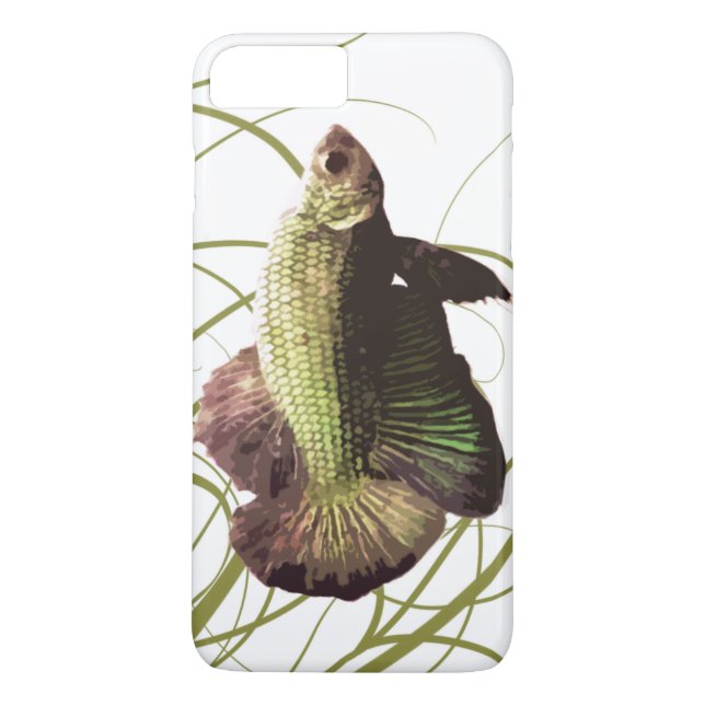 Coques Case-Mate iPhone Gold Betta Siamese Poisson de combat (Dos)