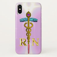 GOLD CADUCEUS SYMBOLE INFIRMIÈRE INFIRMIÈRE CLAIR