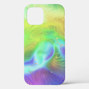 Case-Mate iPhone Case Gold et Rainbow Abstrait