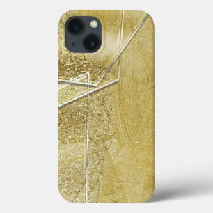 Case-Mate iPhone Case Gold Faux Shimmer Look cristal verre
