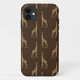 Case-Mate iPhone Case Gold Giraffe African Safari Chic élégant