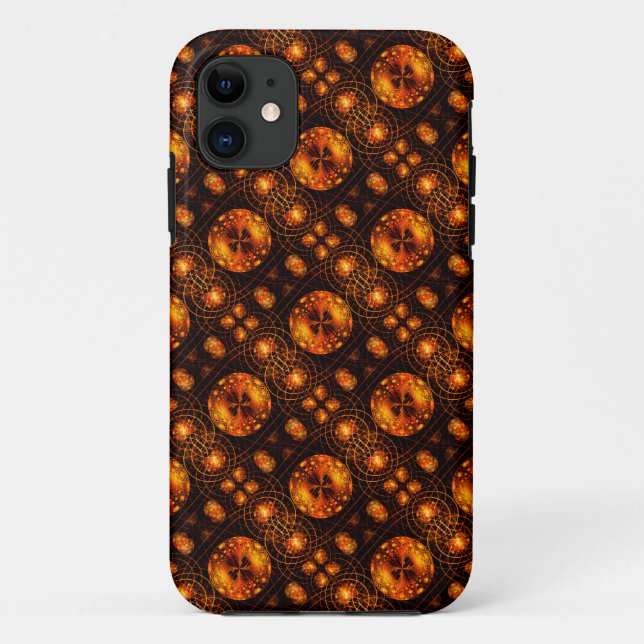 Coques Case-Mate iPhone Gold Modern Boho Elegant Abstract Art Pattern #507 (Dos)