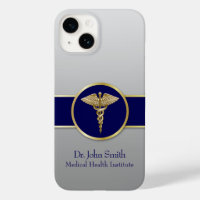 Gold Professional Caduceus Médicale Blue