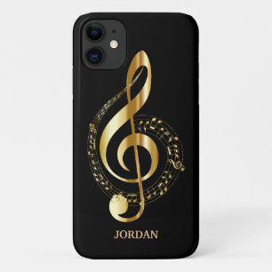 Case-Mate iPhone Case Gold Treble Clef