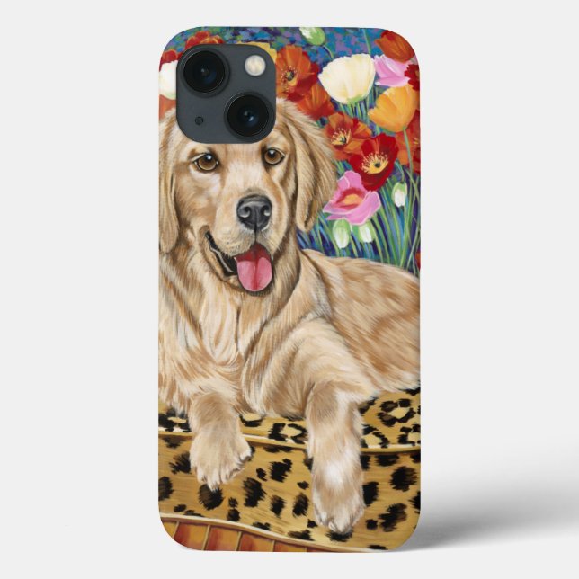 Coques Case-Mate iPhone Golden Boy Retriever (Verso)