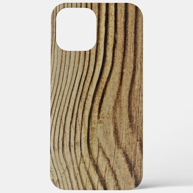 Coques Case-Mate iPhone Golden Brown Wood Grain (Verso)