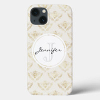 Golden Bumble Bee avec un monogramme Motif de la C
