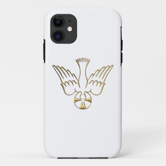 Coques Case-Mate iPhone Golden Descent du symbole de l'esprit de bois (Dos)