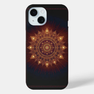 Coque Case-Mate iPhone Golden Diwali Mandala - Lumière dans et autour