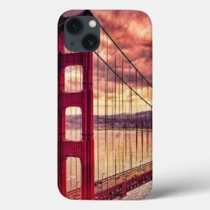 iPhone 13 Coque Golden Gate Bridge à San Francisco, Californie.