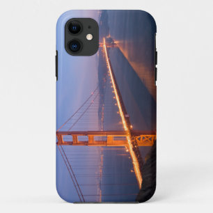 Coque iPhone 11 Golden Gate Bridge au coucher du soleil