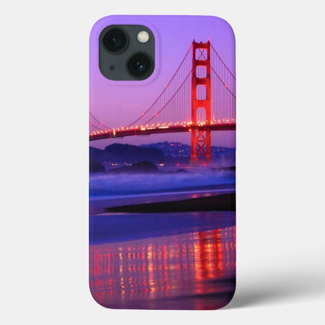 Coques Case-Mate iPhone Golden Gate Bridge on Baker Beach at Sundown (Verso)