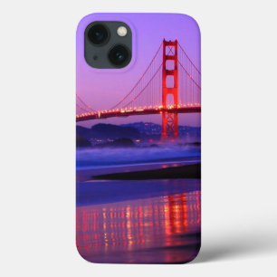iPhone 13 Coque Golden gate bridge sur la plage de Baker au
