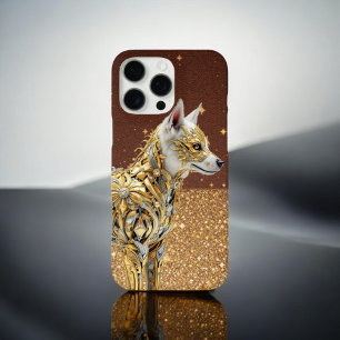 Coque iPhone 16 Pro Max Golden Glimmer Fox