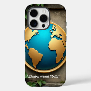 Coque iPhone 16 Pro "Golden Globe"