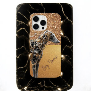 Coque iPhone 16 Pro Max Golden Greyhound Shine