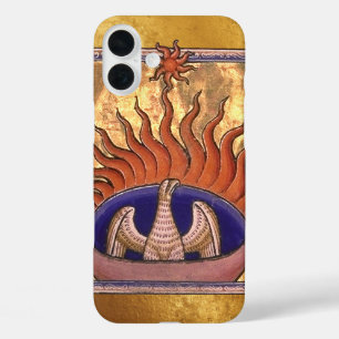 Coque Pour iPhone 16 Plus Golden Phoenix Firebird Monter
