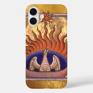 Coque Pour iPhone 16 Plus Golden Phoenix Firebird Monter