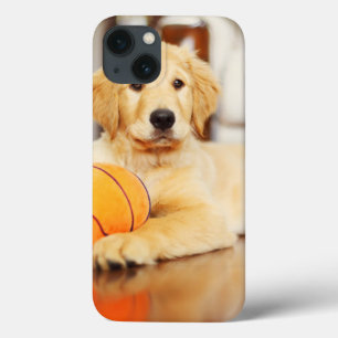 Case-Mate iPhone Case Golden Retriever Avec Jouet De Basket