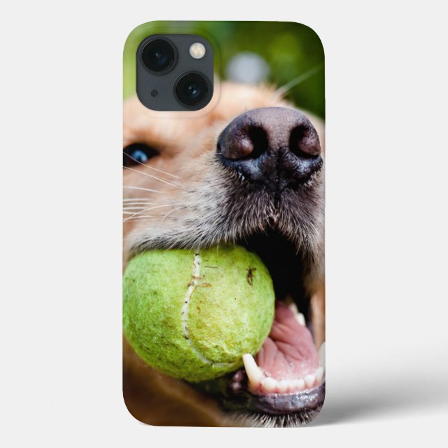 Coques Case-Mate iPhone Golden Retriever Avec Le Bal De Tennis (Verso)