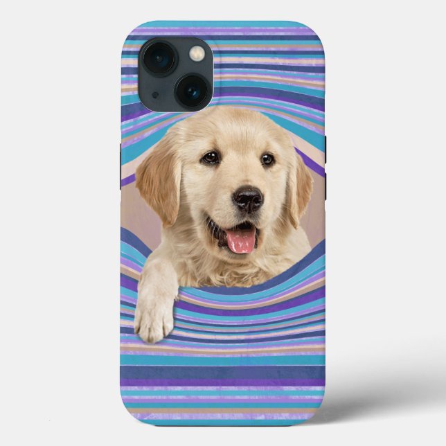Coques Case-Mate iPhone Golden Retriever Dans Trou En Tranche (Verso)