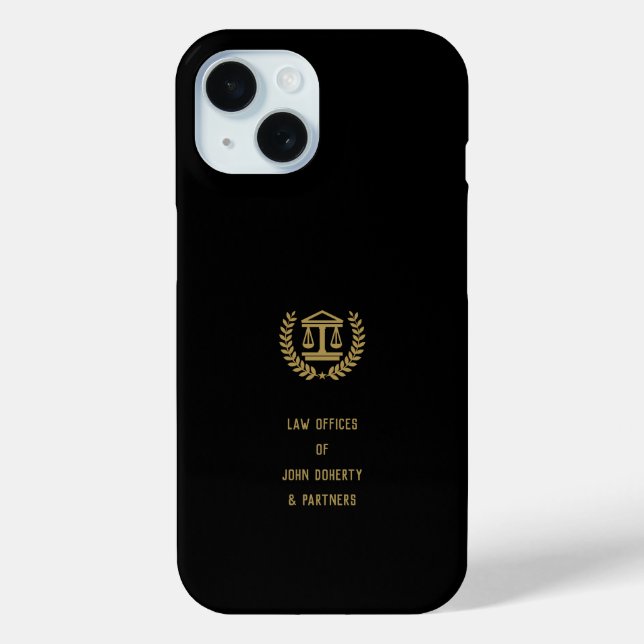 Coques Case-Mate iPhone Golden Scales of Justice (Verso)