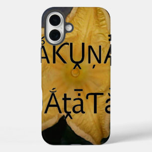 Coque Pour iPhone 16 Plus Golden Star Hakuna Matata